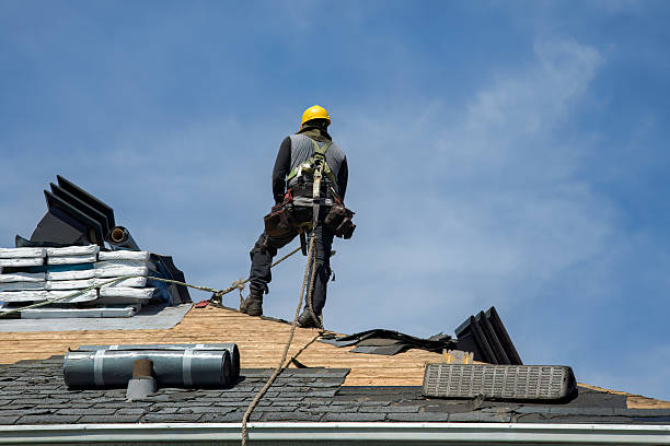 Professional Flat Roof Repair technician working in Glade Park, CO